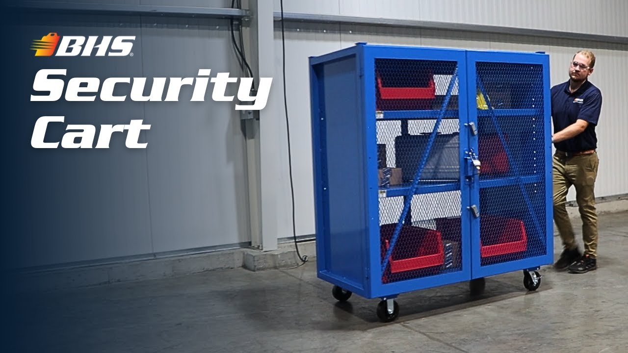 Security Cart | BHS Custom Material Handling Solutions