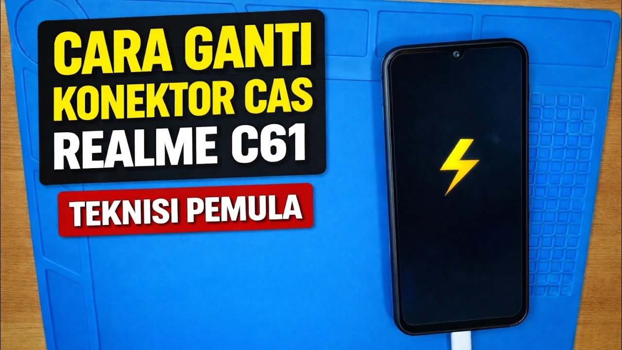 REALME C61 TIDAK BISA DICAS? INI CARA GANTI KONEKTOR CAS!