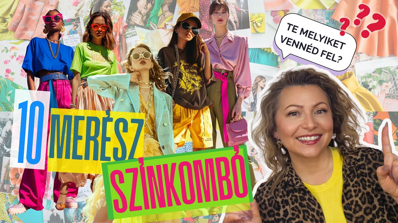 Merész színkombók a nyárra – ha extra akarsz lenni