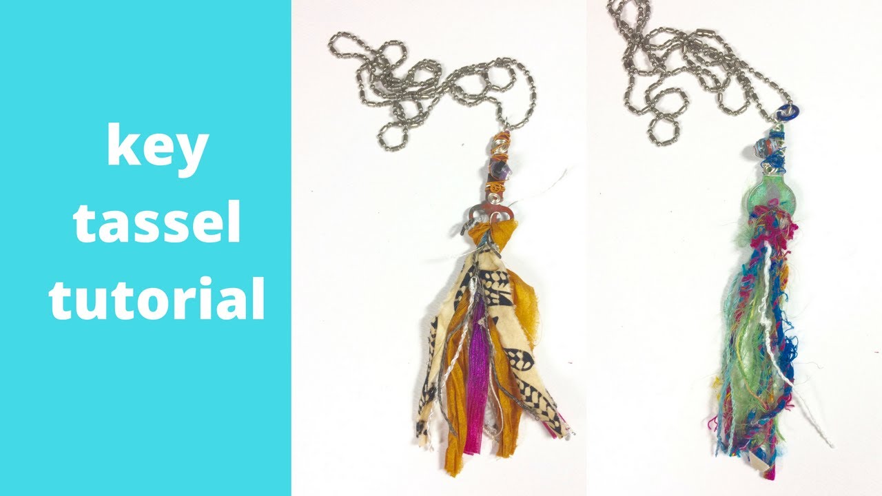 key necklace tutorial- boho style