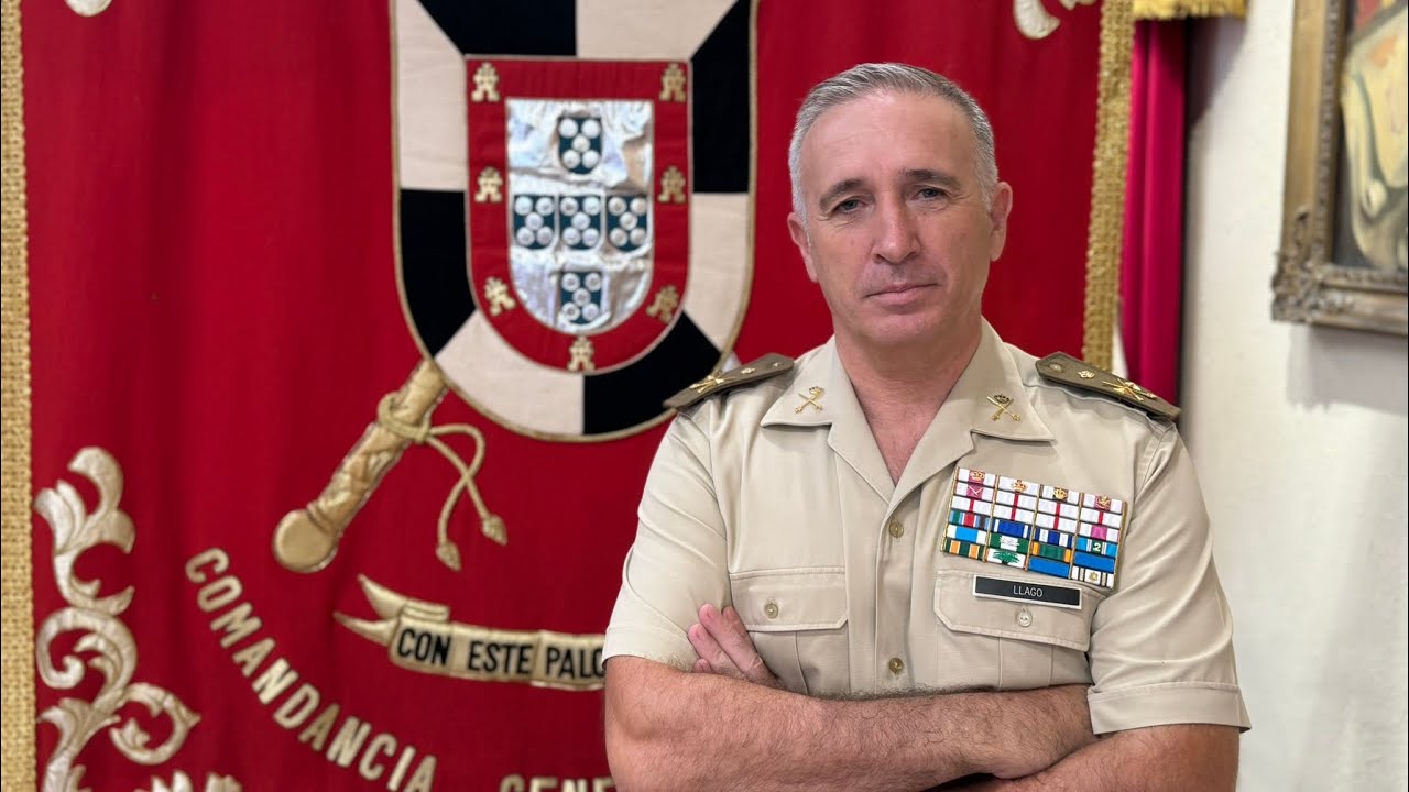Entrevista al general de división Marcos Llago, jefe de la Comandancia General de Ceuta (COMGECEU)