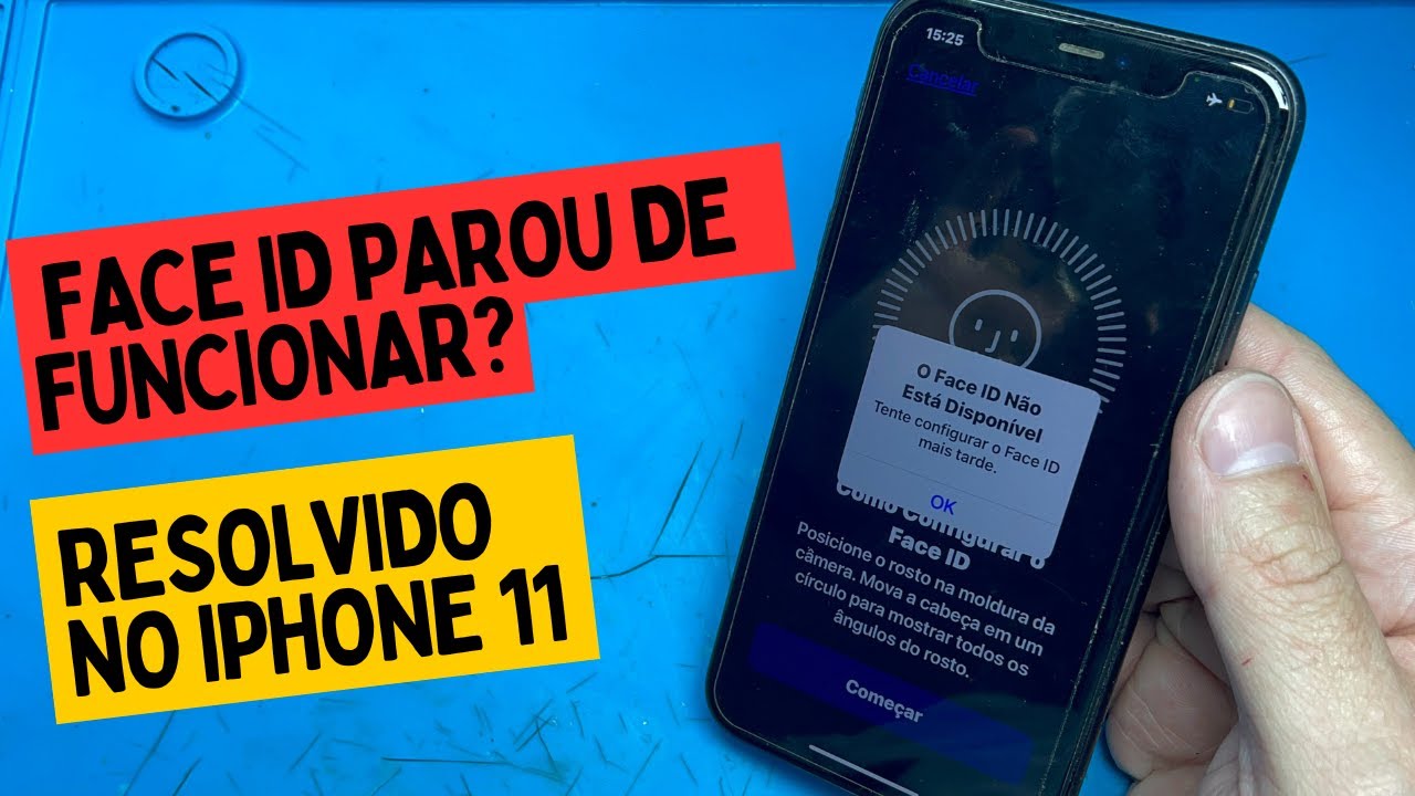 Face ID não está disponível, como Resolver? iPhone 11 Resolvido