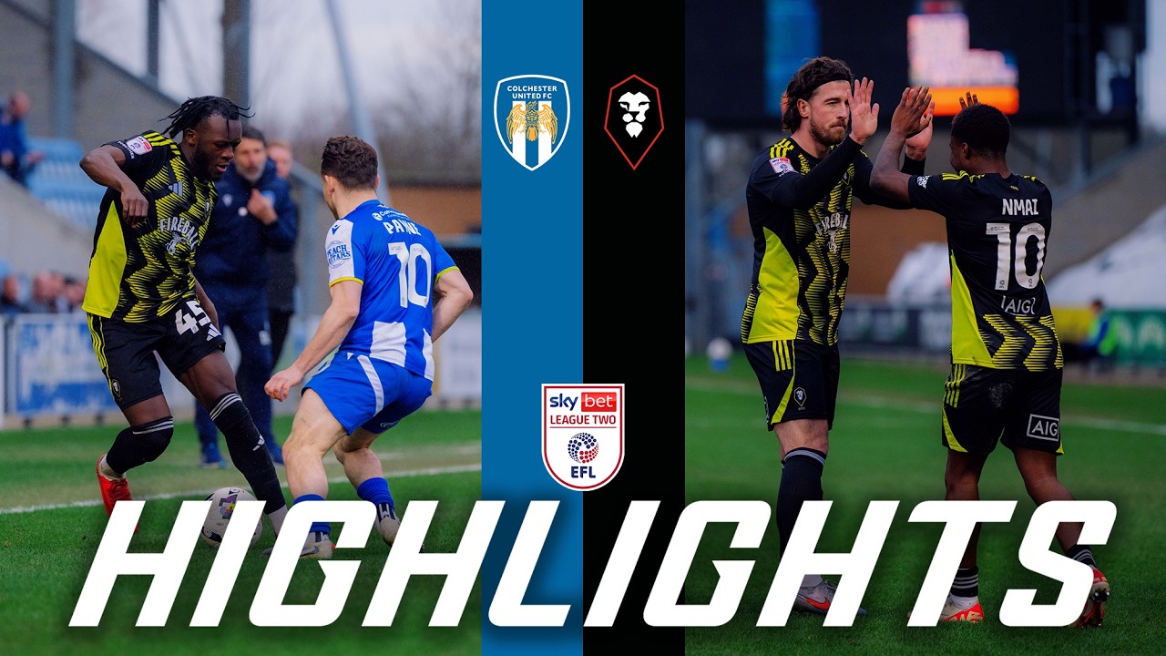 BACK TO WINNING WAYS 😁 | Colchester United 0-1 Salford City | League Two Highlights