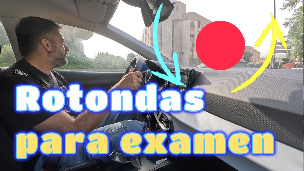 como hacer las rotondas en un examen para aprobar.