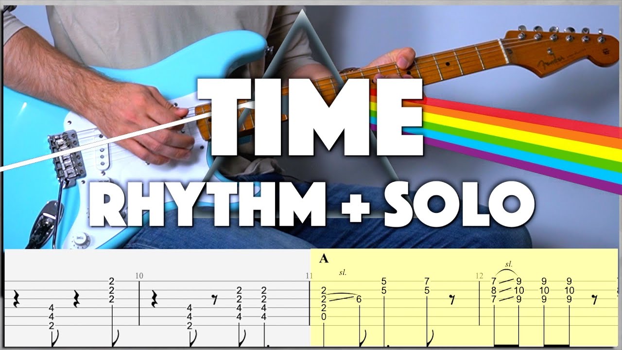 [EASY] How To MASTER “Time” by Pink Floyd (Rhythm + FULL Solo) | + Tabs