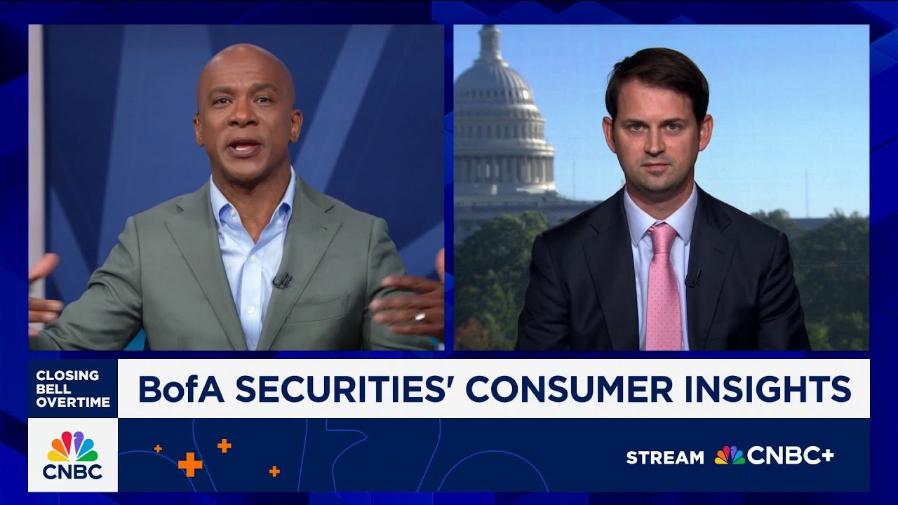 Data suggests higher income spending growth outpacing lower income, says BofA's Stephen Juneau