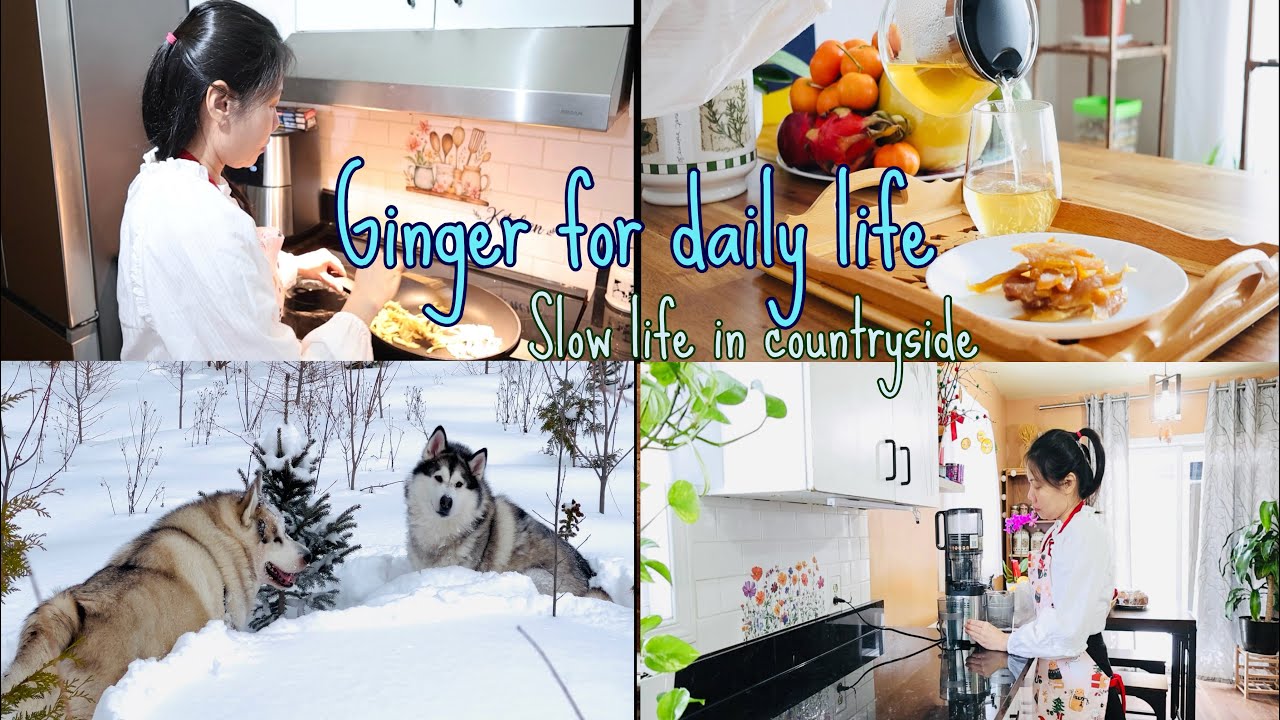 #22 Ginger for daily life/ Slow life in countryside 