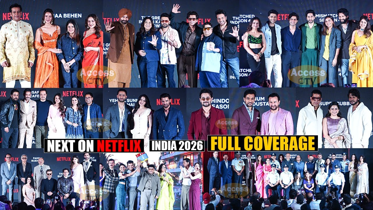 UNCUT | Next On Netflix India 2026 | Netflix Slat 2026 | Full Coverage | Films,Web Series