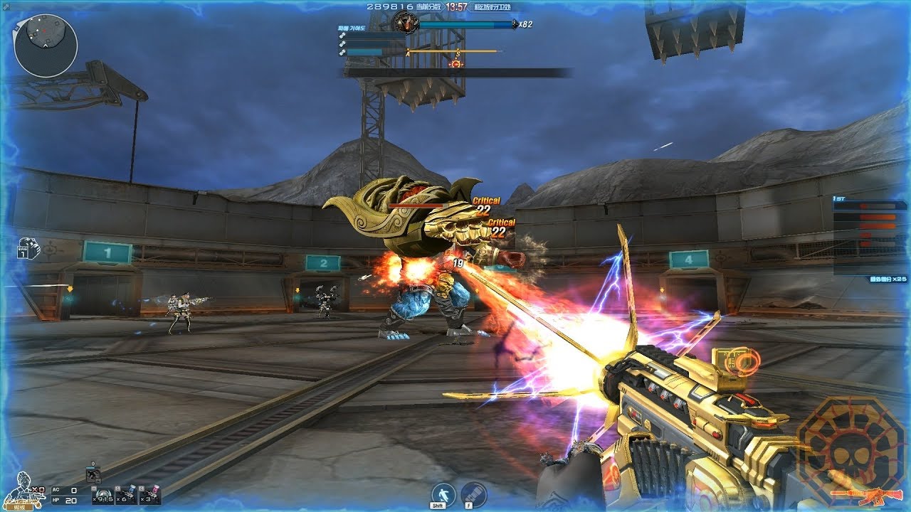 【CF】 Cross Fire China || M4A1-S UnderTech Gold on Boss War AI Mode/AI Boss Annihilate (冰火踪迹) !