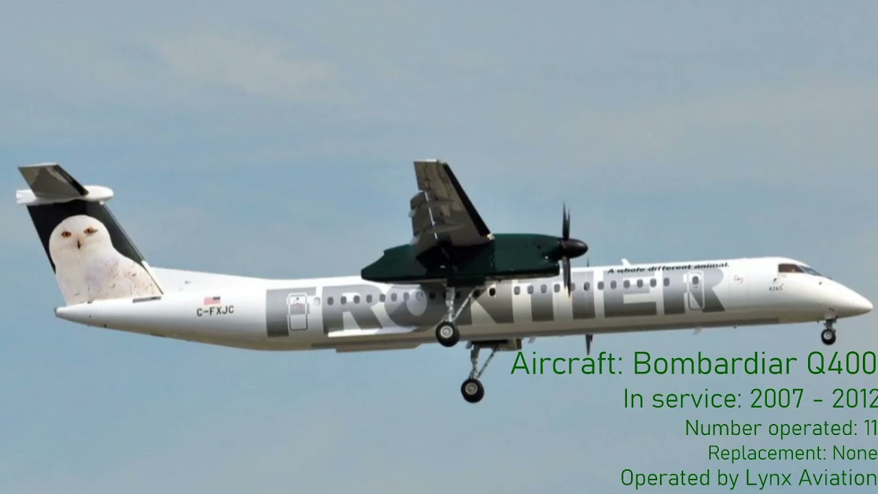 Retired Fleet of Frontier Airlines