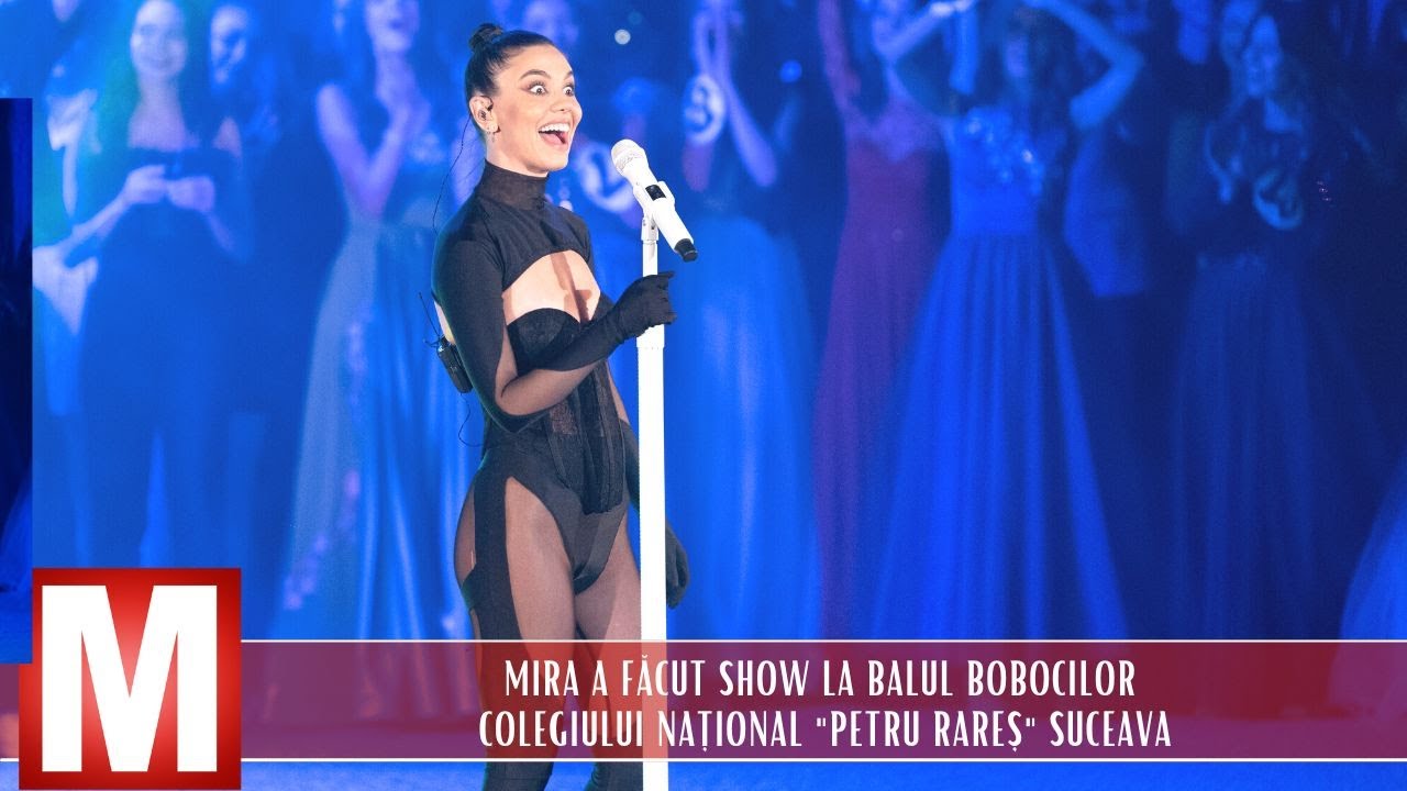 Mira a făcut show la Balul Bobocilor de la Colegiul Național 