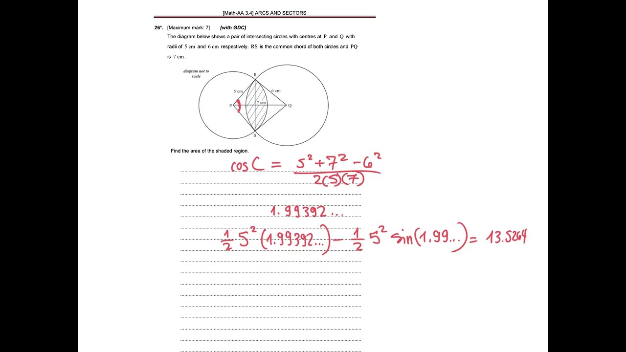 Arcs and sectors 2