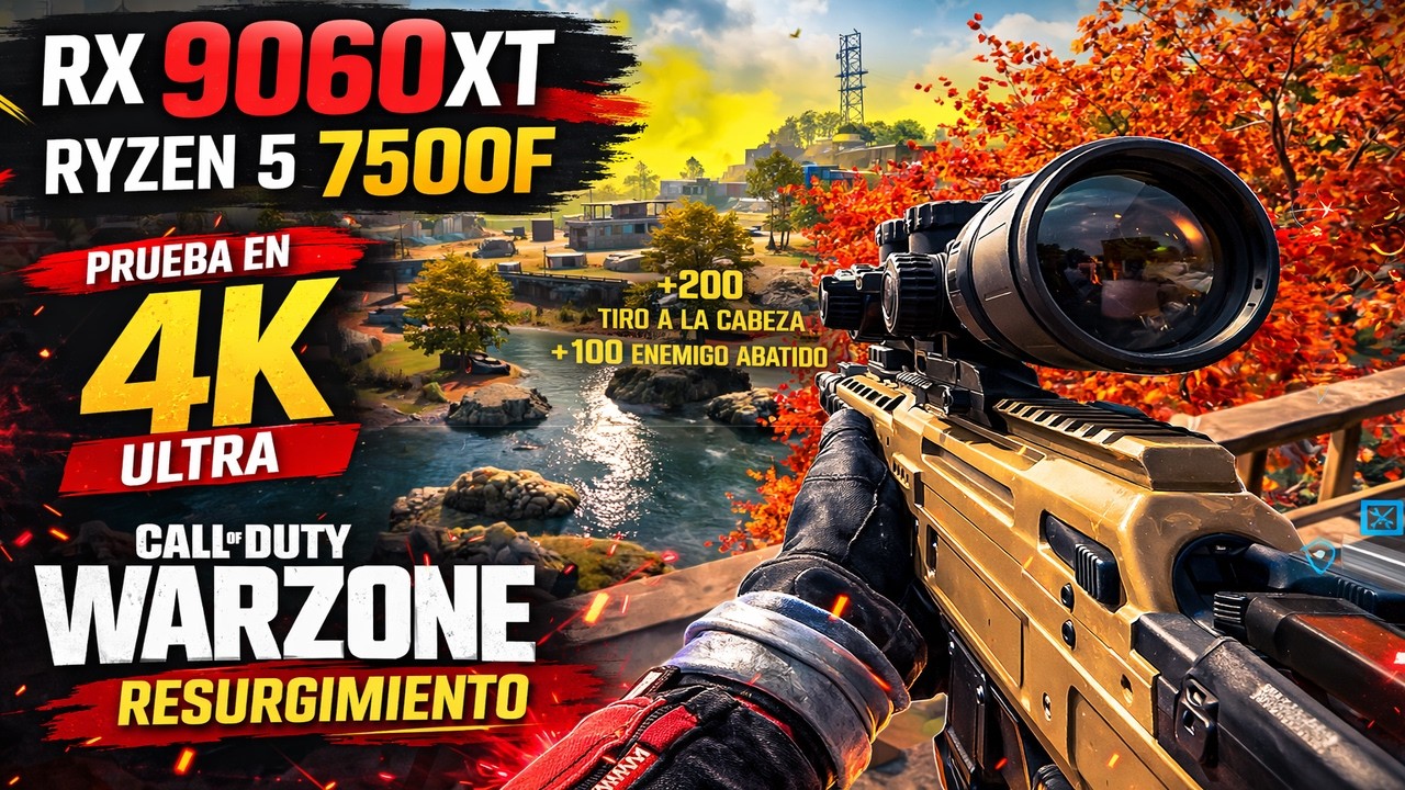 RX 9060 XT en Call of Duty Warzone | 4K Resurgence Gameplay #warzone  #rx9060xt #4kgaming  #pcgaming