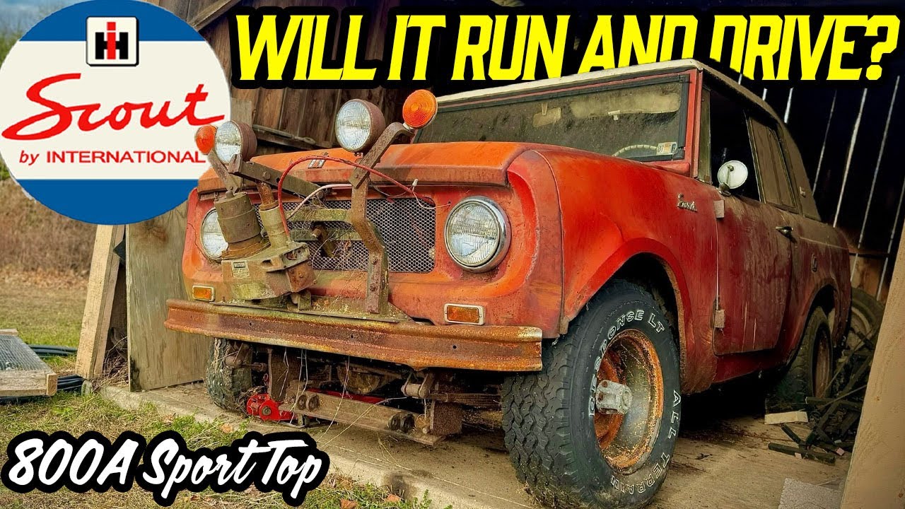 Reviving a INTERNATIONAL SCOUT 800A Back From The DEAD!
