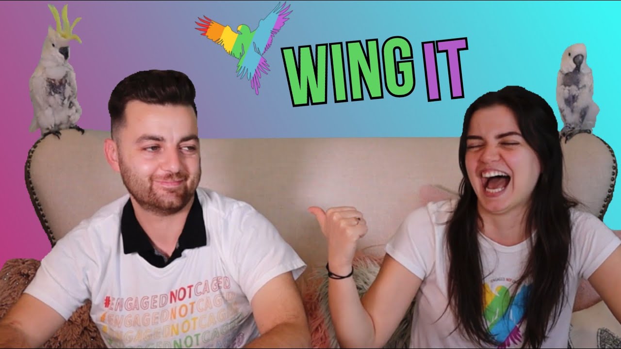MY BROTHER VS SISTER BATTLE IN PARROT GAME SHOW  | WING IT | MARLENE MC'COHEN