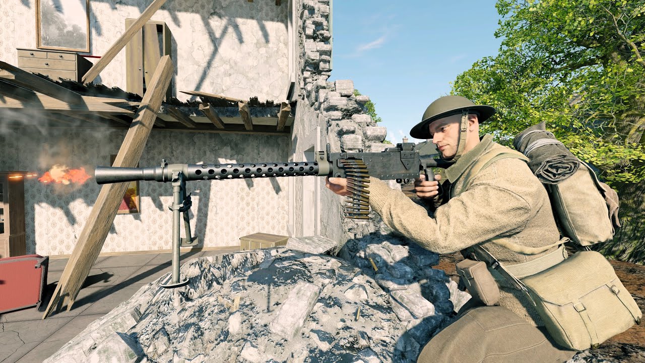 Enlisted gameplay: USA (BR5) vs Germany - Omer North (invasion) - Invasion of Normandy