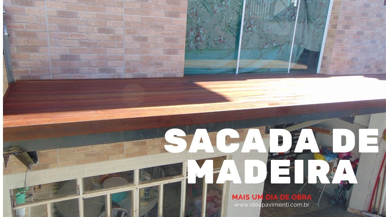 Como fazer uma SACADA de Madeira