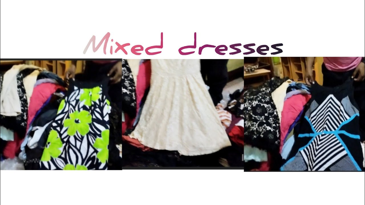 MIXED DRESSES BALES / MTUMBA BALES/ BALE REVIEW