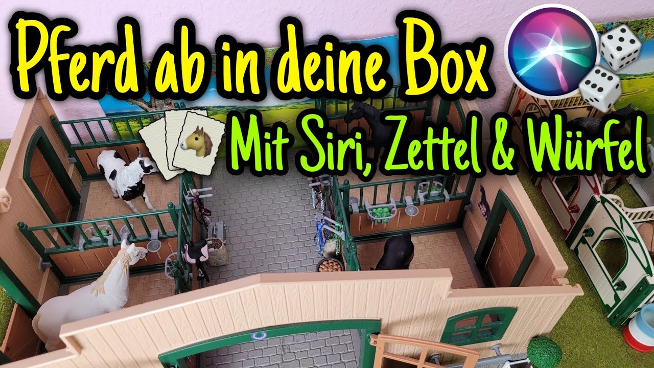 XXL Pferd ab in deine Box mit Siri, Zettel & Würfel 🎲🐴 | Schleich