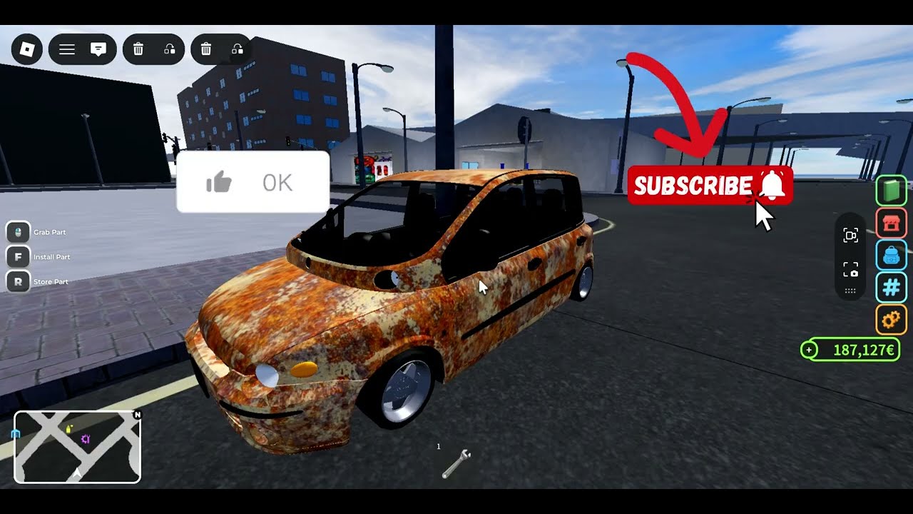 I Fixed a (0.05) Chance Fiat Multipla In Fix It Up (Roblox)
