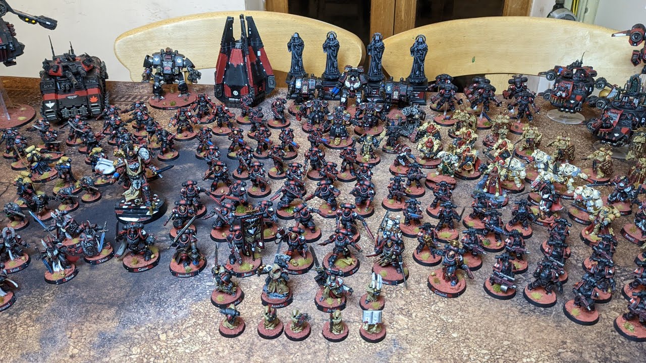 Warhammer 40000 army showcase, 10000 points of Dark Angels
