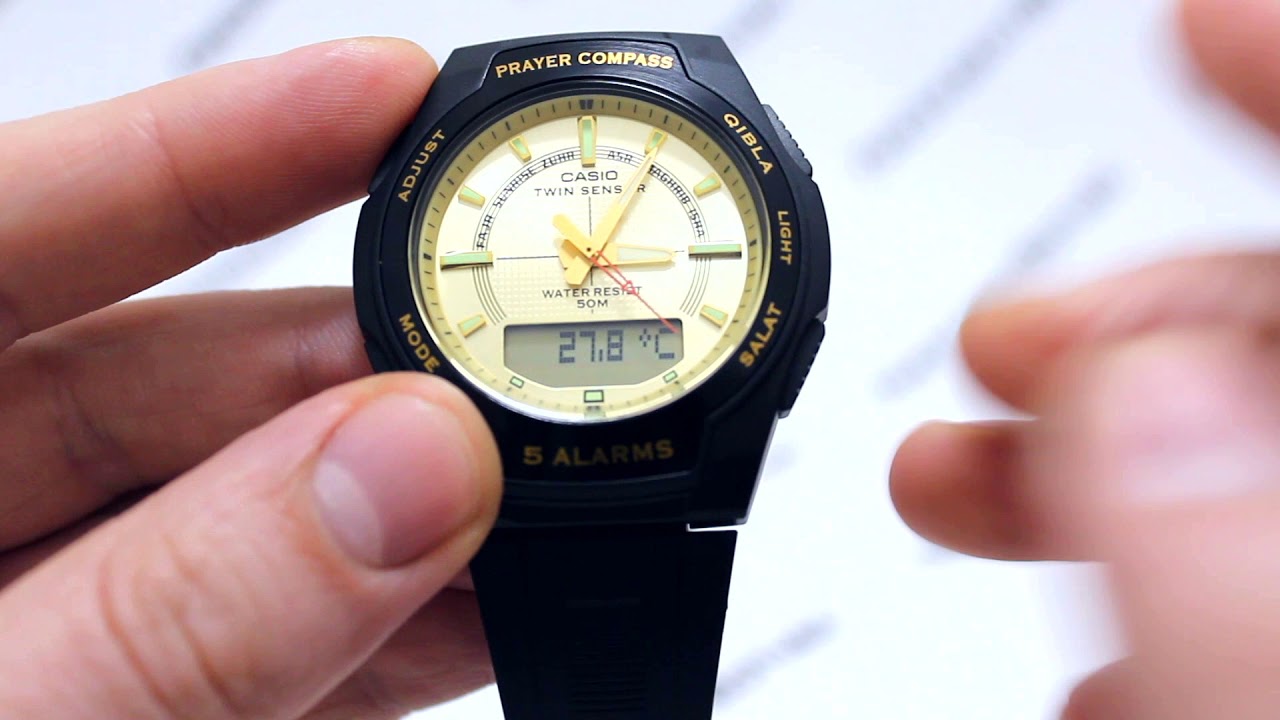 Часы Casio Illuminator CPW-500H-9A - Инструкция, как настроить от PresidentWatches.Ru