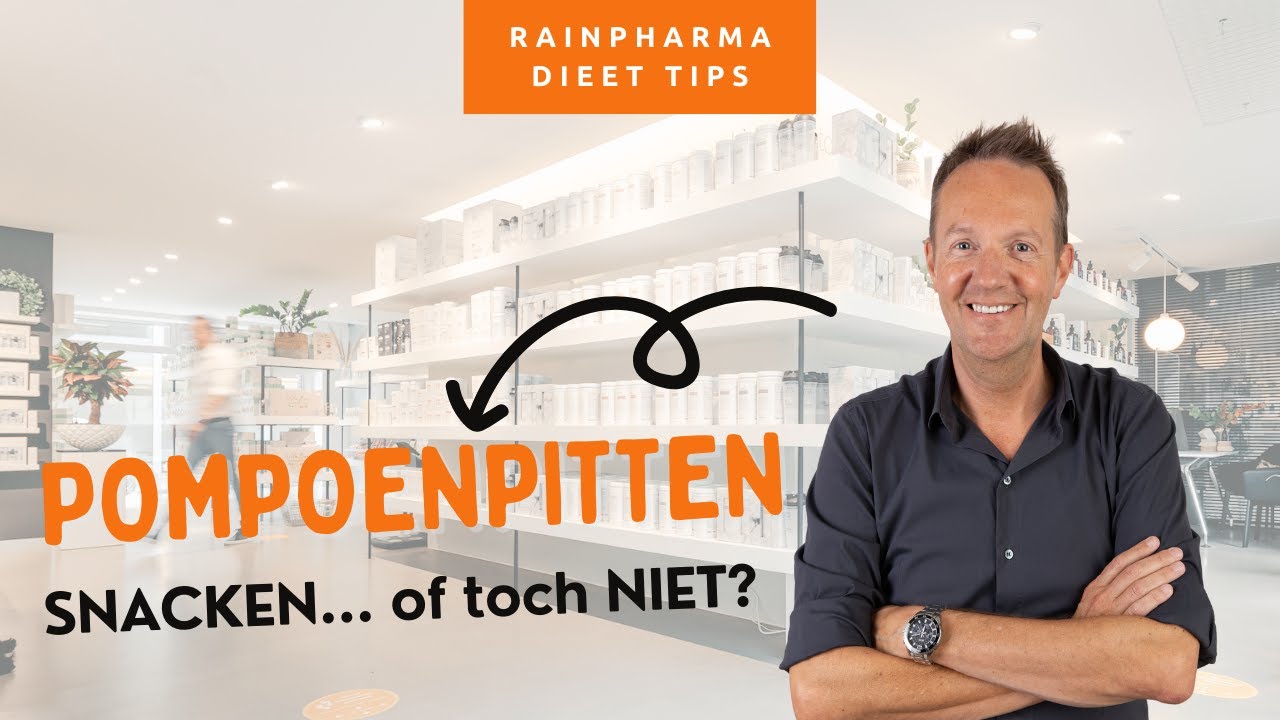 GEROOSTERDE POMPOENPITTEN als snack bij het Rainpharma Dieet
