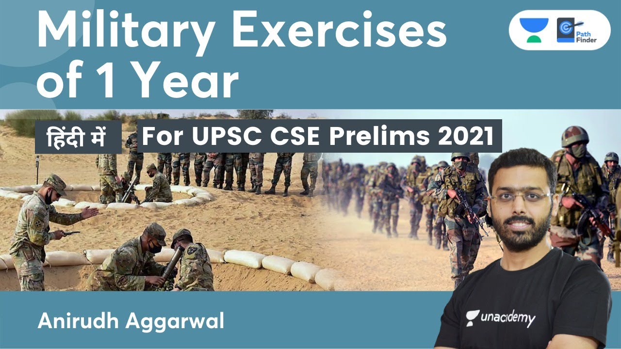 UPSC 2021 Current Affairs Crash Course | Military Exercises in News by Anirudh #UPSC
