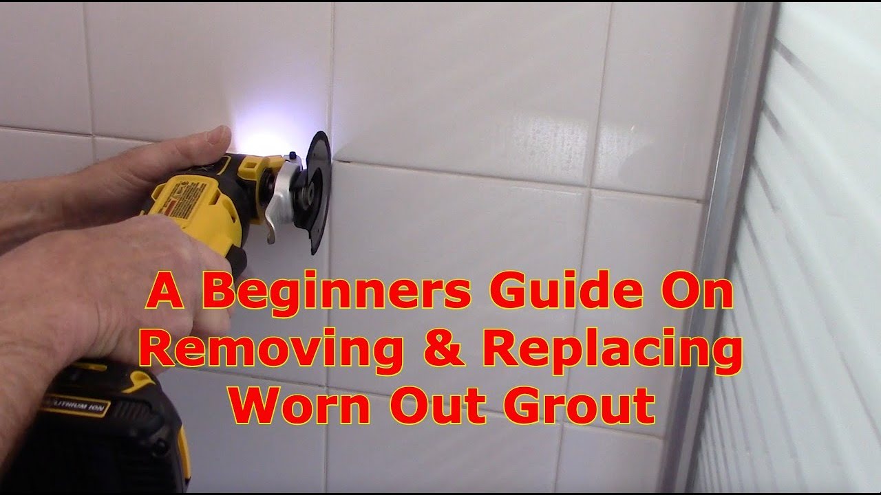 How To Remove And Replace Grout In A Shower | DIY For Beginners