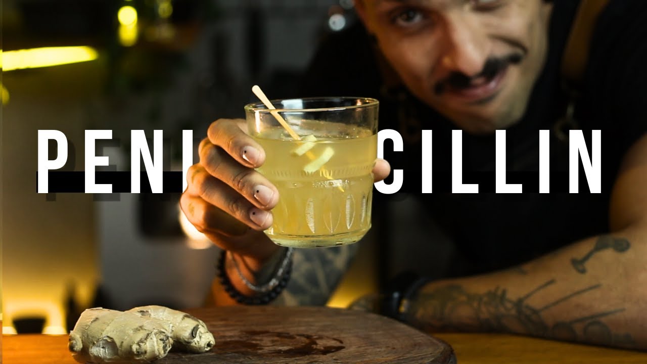UM JEITO FÁCIL DE FAZER O PENICILLIN que é o novo drink do momento