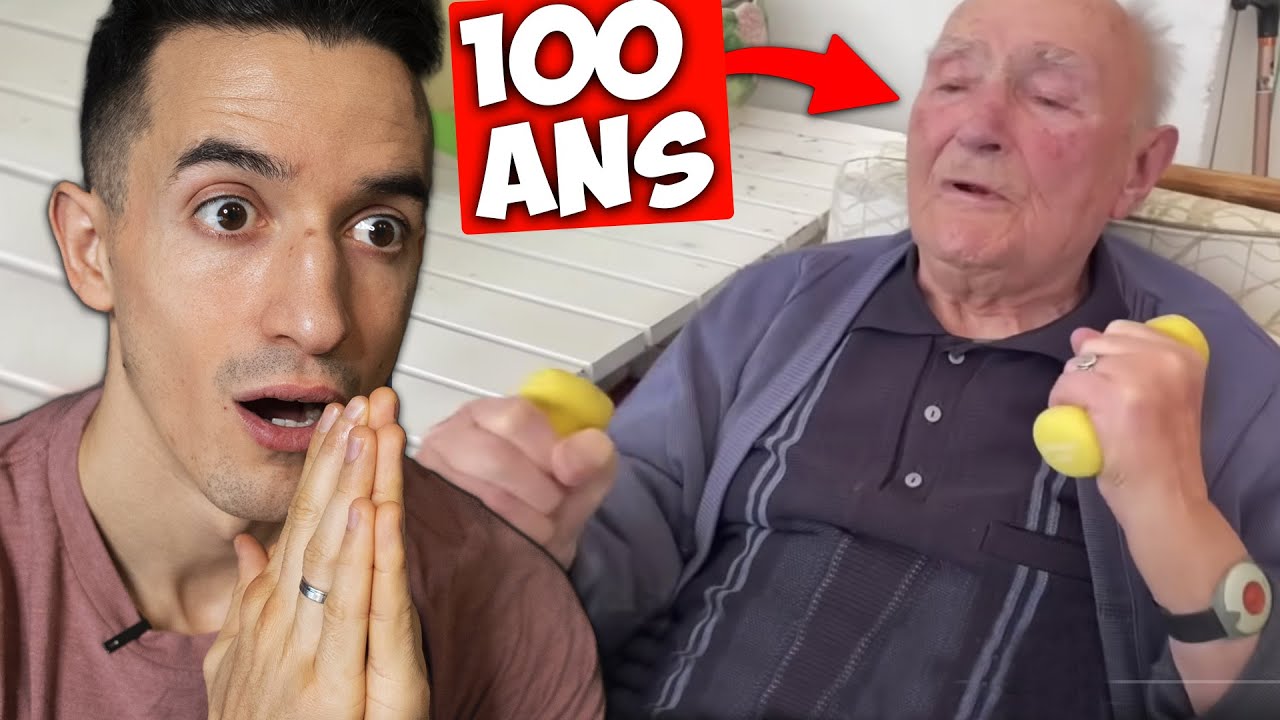 À 100 ans ce papy fait encore de la muscu !