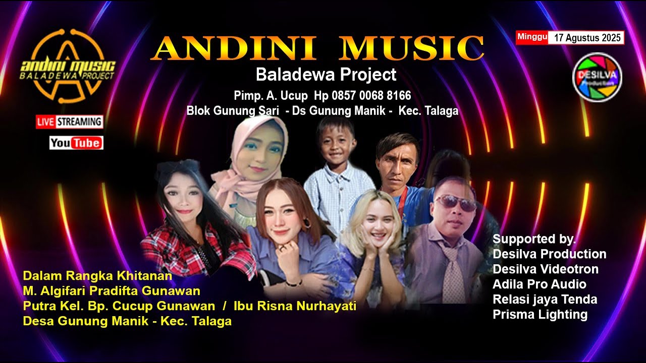 LIVE ANDINI MUSIC / KEL. A. UCUP ( ANDINI ) - IBU RISNA NURHAYATI BLOK DESA GUNUNG MANIK KEC.TALAGA