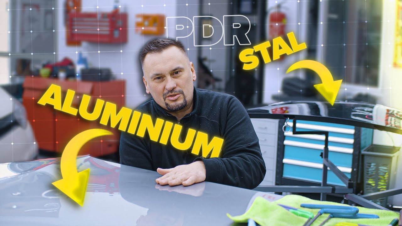 Pokażę Wam dlaczego na aluminium pracuje się trudniej niż na stali - Usuwanie wgnieceń metodą PDR