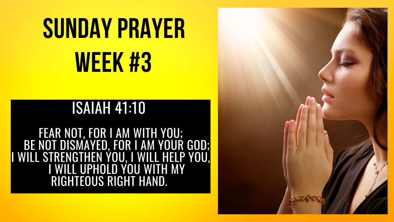 Sunday Prayer Week 3, Isaiah 