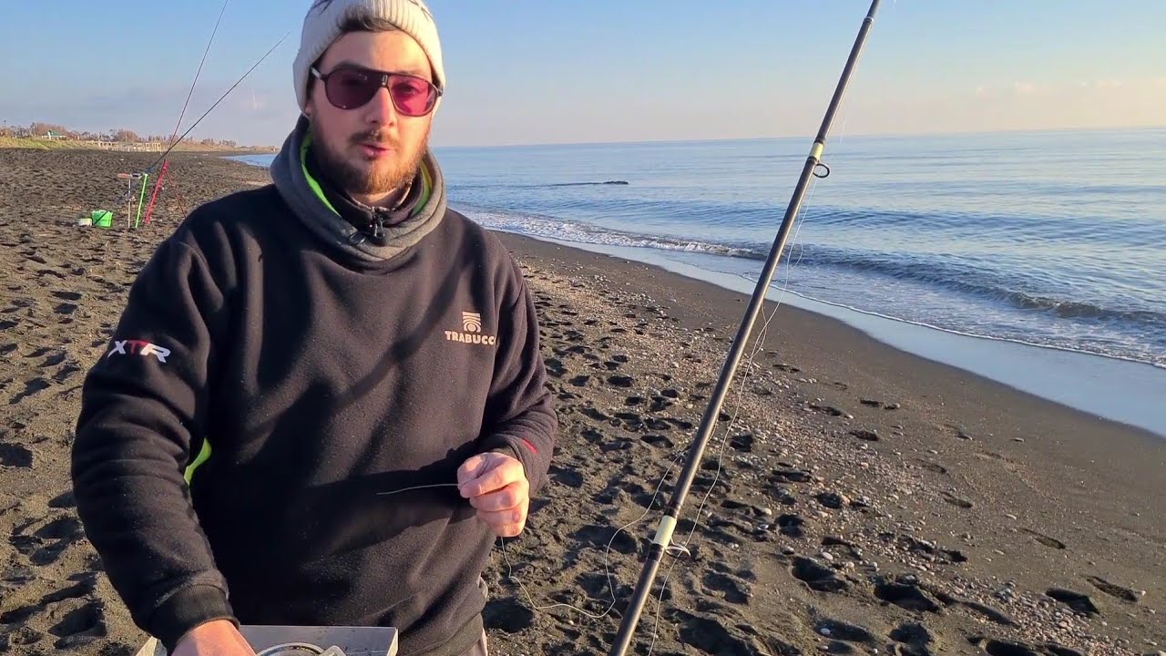 Lenza SCORREVOLE Semplicissima per la pesca ''a fondo'' dalla spiaggia 🐠🐚
