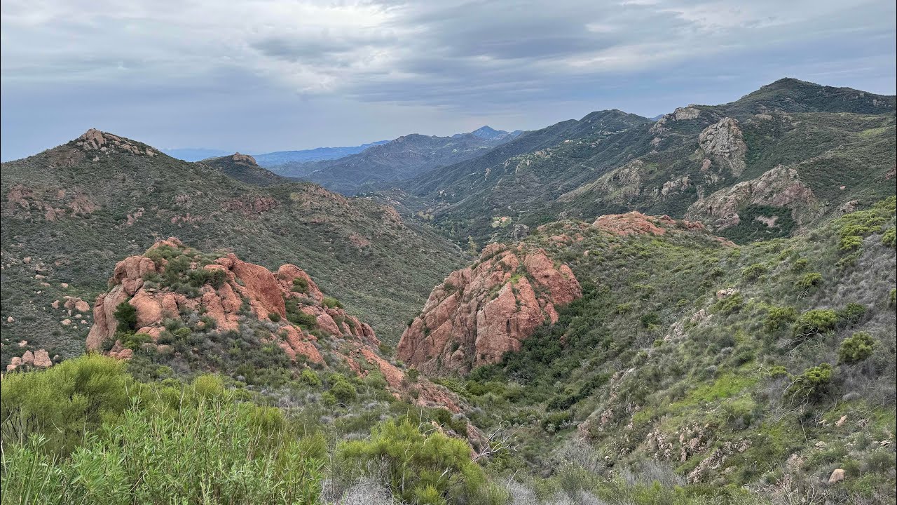 Mishe Mokwa Trail Attempt | Santa Monica Mountains + Café on 27 in Topanga Canyon 🌦️💨
