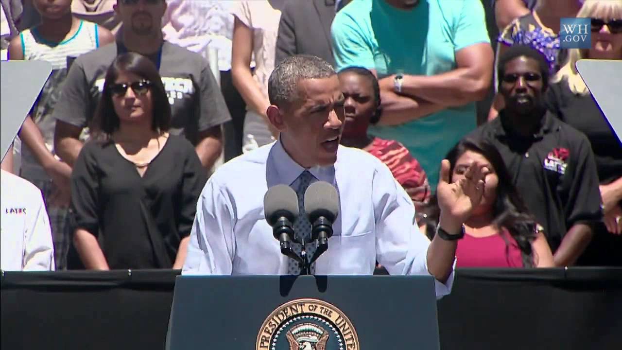 Obama Speaks At LA Trade-Technical College - Full Speech
