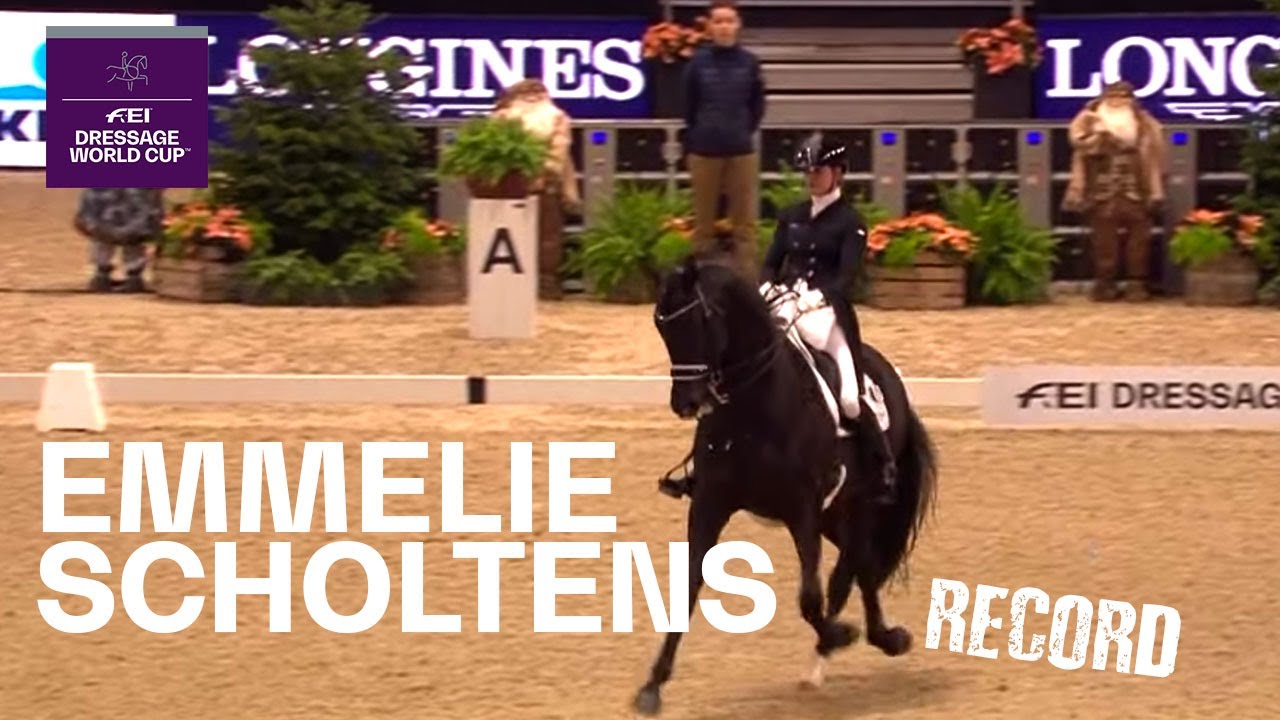 Emmelie Scholtens & Desperado Record Breaking Performance in Mechelen | FEI Dressage World Cup™