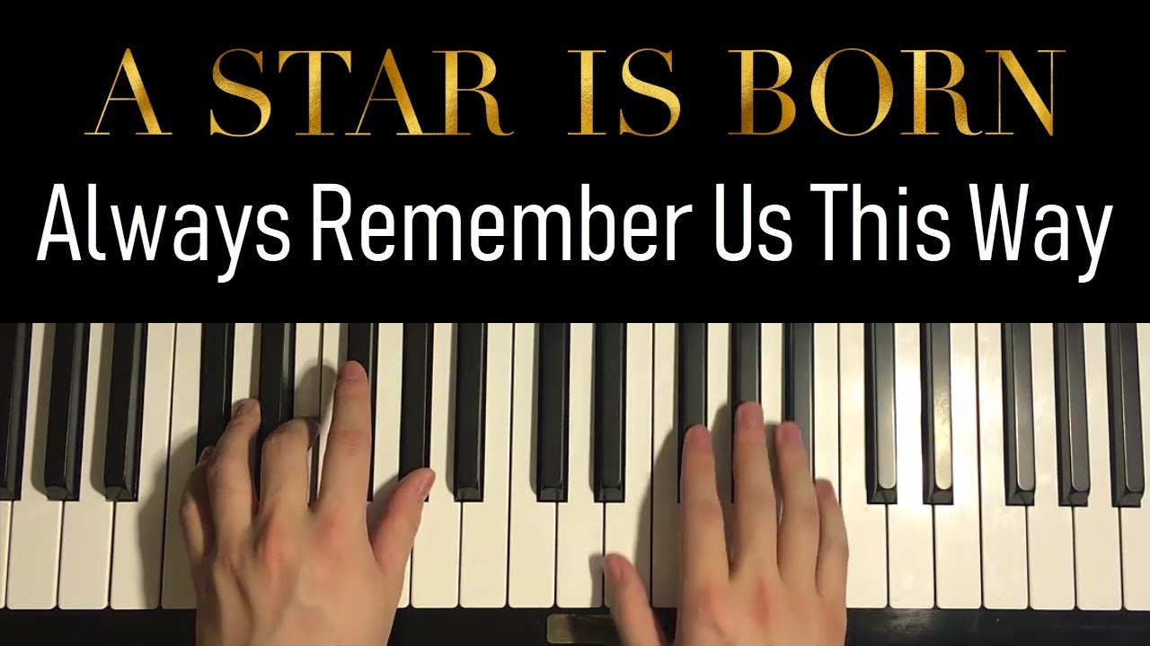HOW TO PLAY - Lady Gaga - Always Remember Us This Way (Piano Tutorial Lesson)