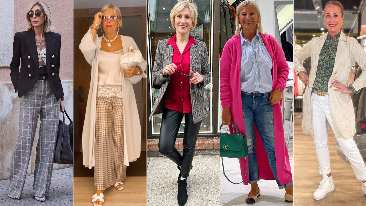 How To Dress Elegant And Well With Simple And Basic Clothes Fashion Clothes 2023 For Ladies 50 60 70
