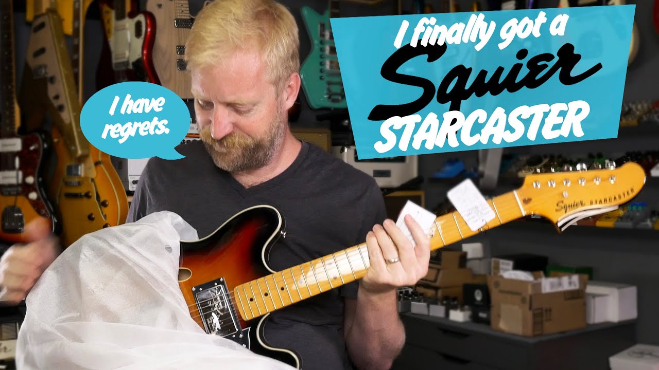 Распаковка Squier Starcaster и первые (на самом деле, вторые) впечатления. У меня определённые пр...
