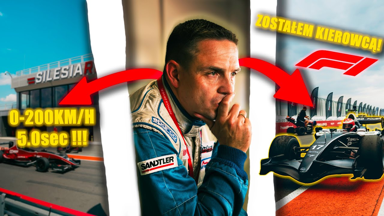 Spełnienie Marzeń! Jazda Bolidem F1 po torze wyścigowym!