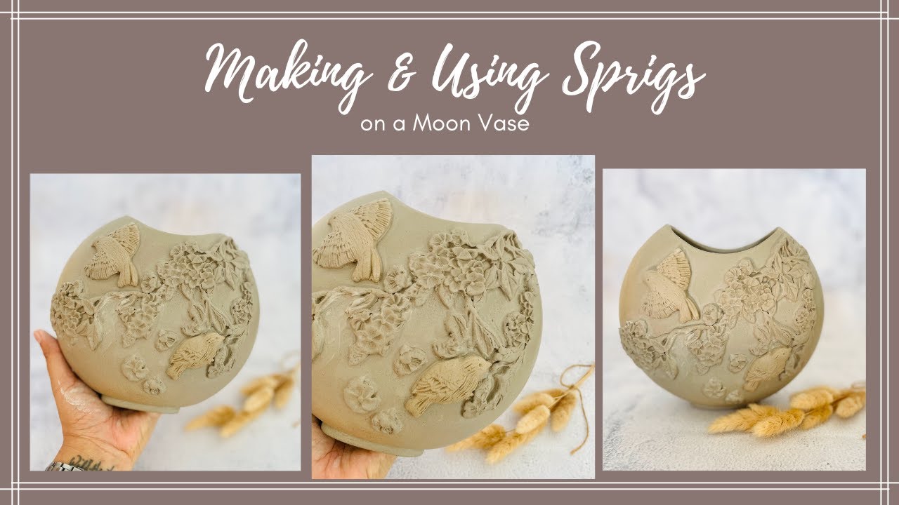Making & Using Sprigs (Hnad-Building Pottery tutorial)
