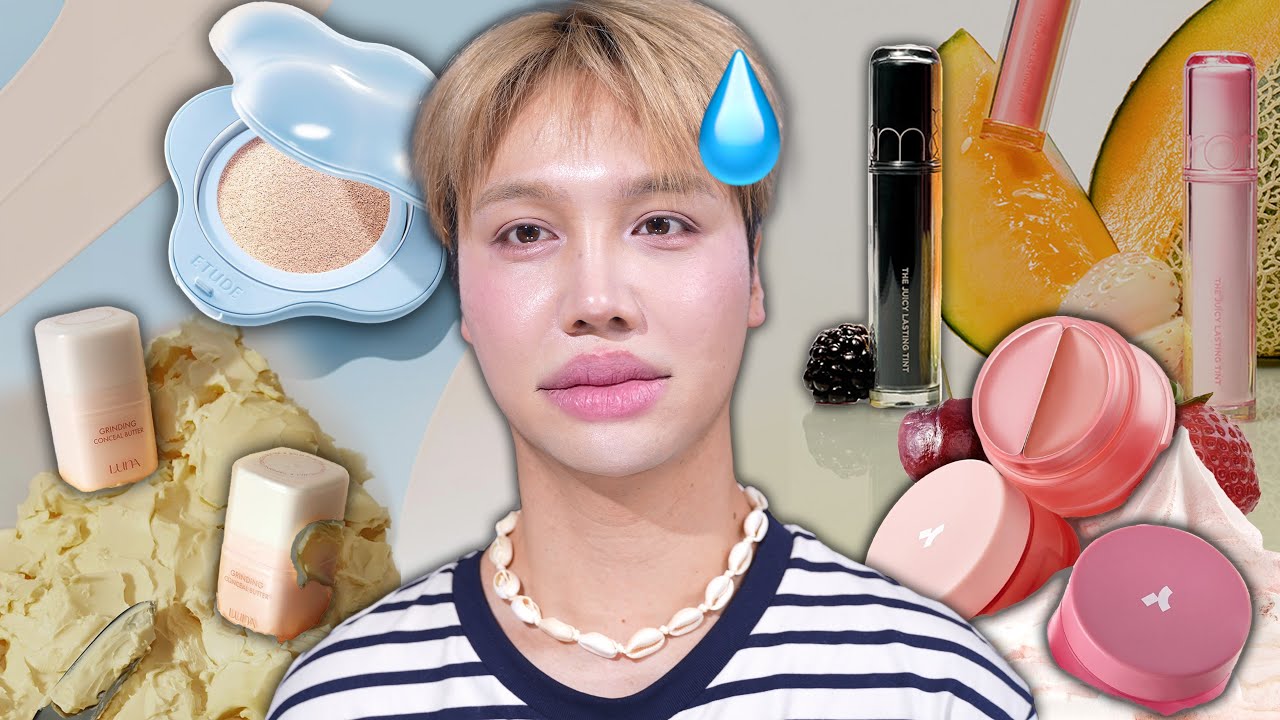 This was going so well...until it wasn't 😔 (trying new kbeauty from Olive Young)