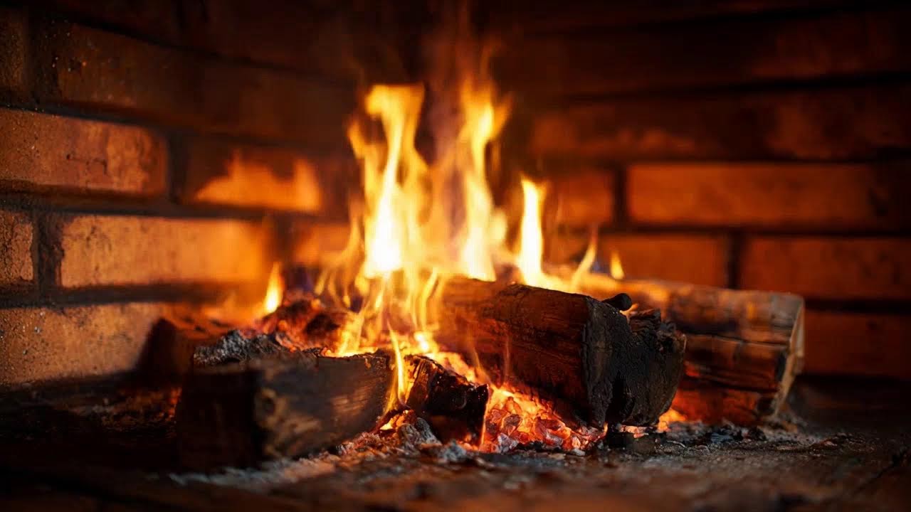 Warm Crackling Fireplace Ambience for Ultimate Stress Relief and Quiet Rest Zen Peace 🔥