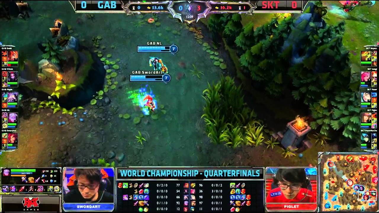 GAB vs SKT T1 Game 1 | Gamania Bears vs SK Telecom T1 Worlds 2013 Quarterfinals Day 2 | S3 D2G1 VOD