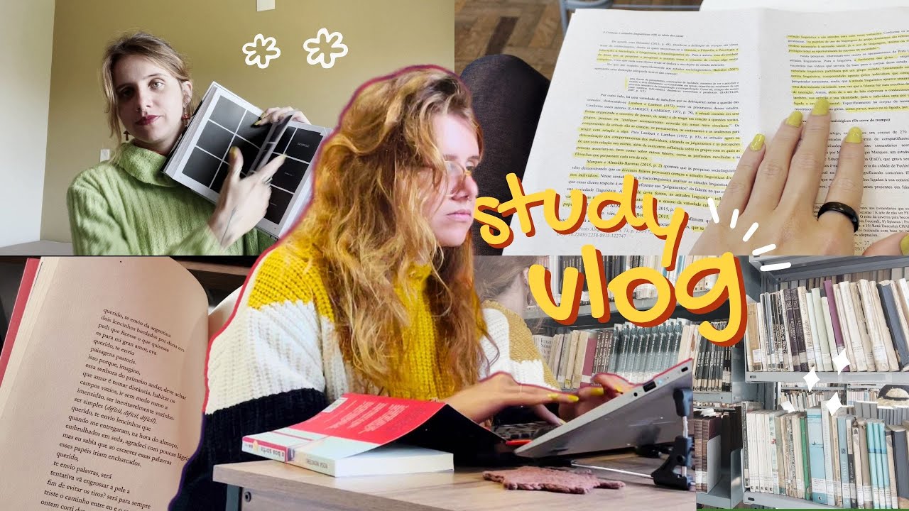 study vlog: faculdade de letras, semanas de provas, rotina e produtividade  | 2023