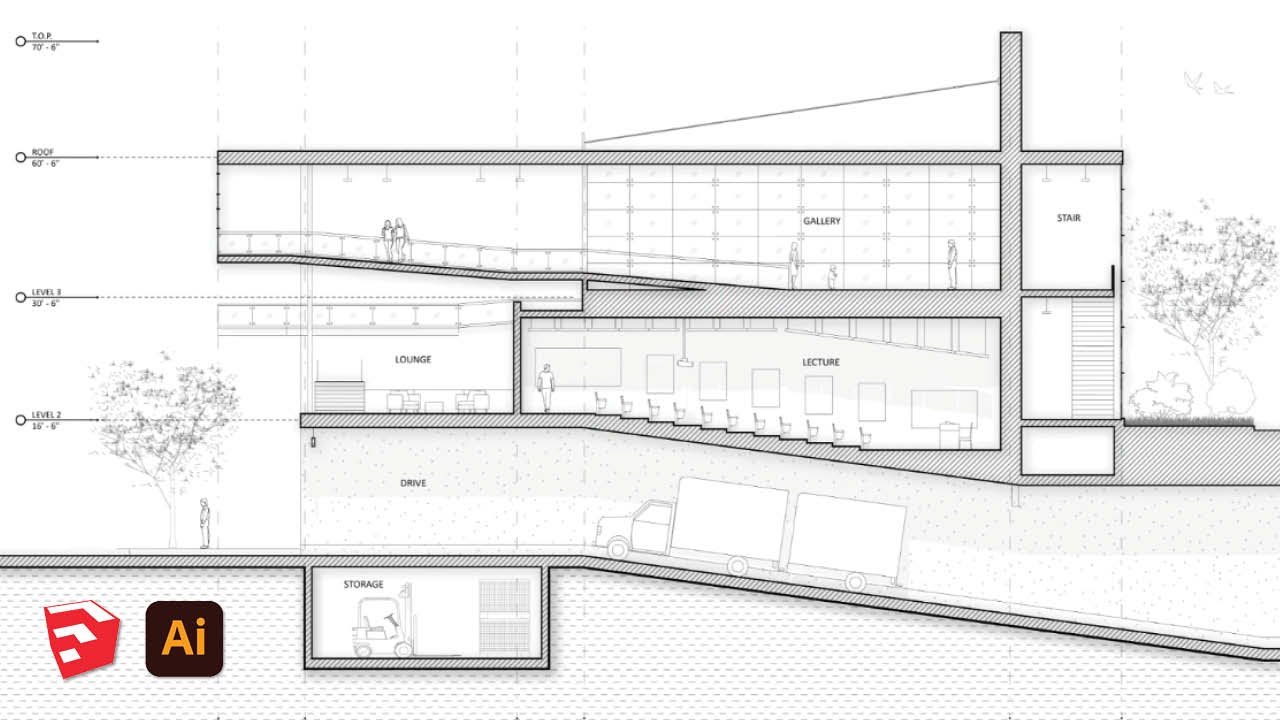 HOW TO: Quick 2D Section with SketchUp and Illustrator