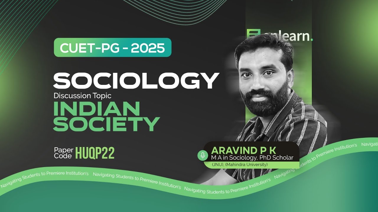 Indian Society - Sociology - #cuetpgmalayalam #cuetpgsociology