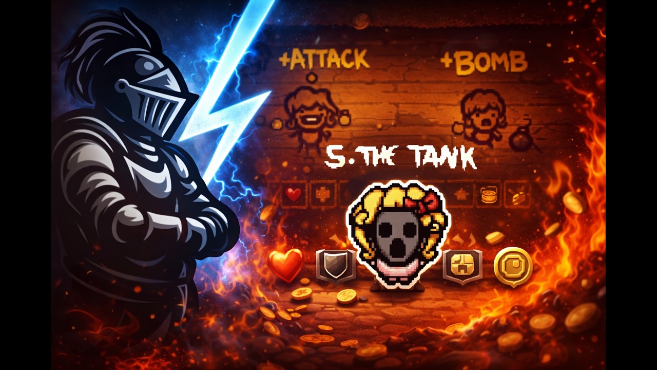 CIĘŻKI CHALLENGE (THE TANK) | The Binding of Isaac: Repentance #11